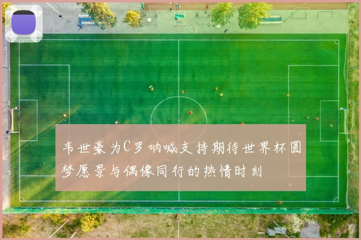 韦世豪为C罗呐喊支持期待世界杯圆梦愿景与偶像同行的热情时刻